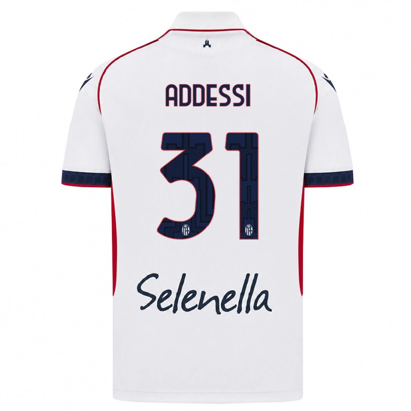 Danxen Heren Simone Addessi #31 Wit Rood Koninklijk Blauw Uitshirt Uittenue 2026/27 T-Shirt