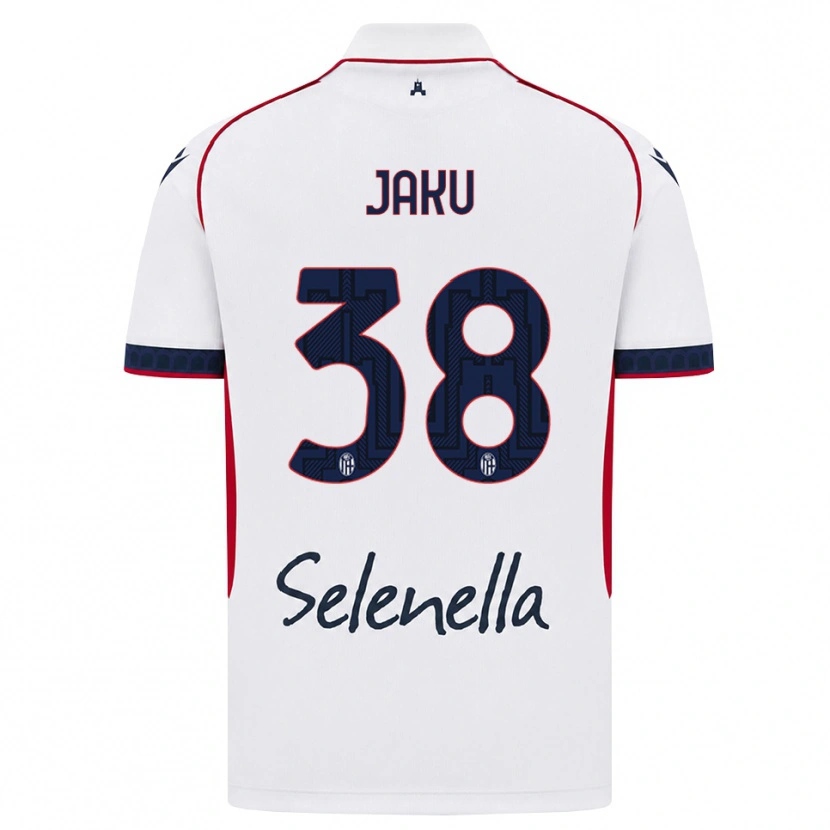 Danxen Heren Jordi Jaku #38 Wit Rood Koninklijk Blauw Uitshirt Uittenue 2026/27 T-Shirt