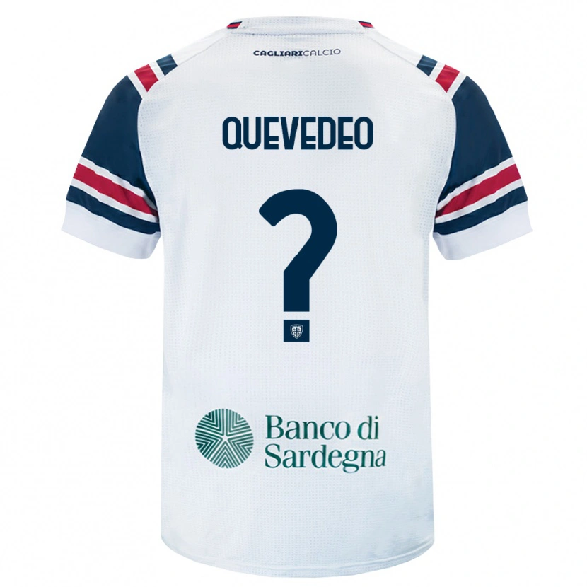 Danxen Heren Hector Quevedeo #0 Wit Rood Groen Uitshirt Uittenue 2026/27 T-Shirt