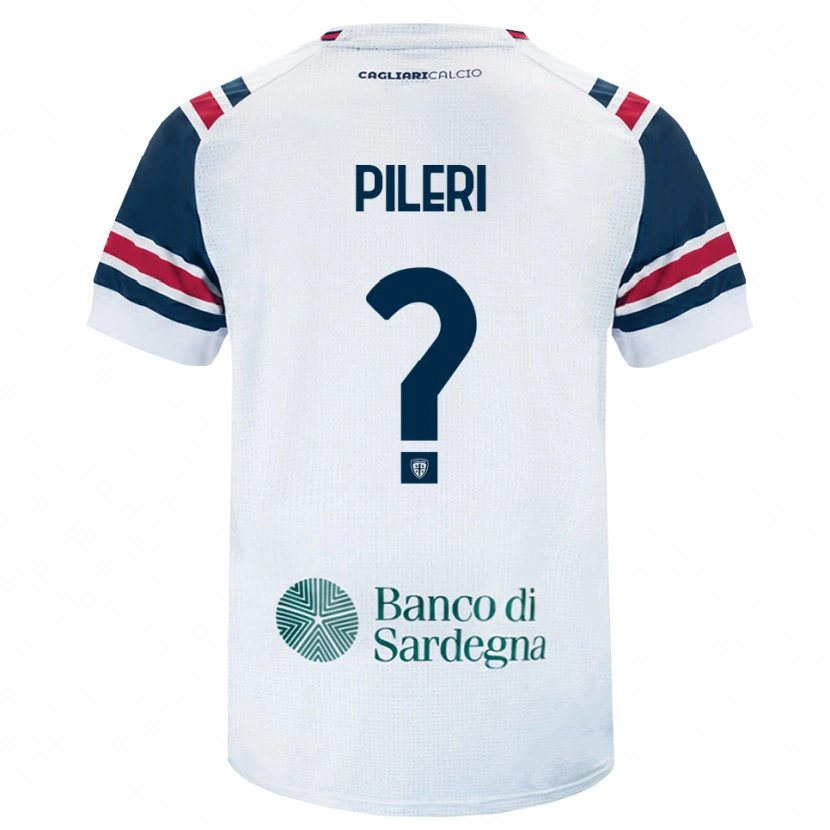 Danxen Heren Matteo Pileri #0 Wit Rood Groen Uitshirt Uittenue 2026/27 T-Shirt