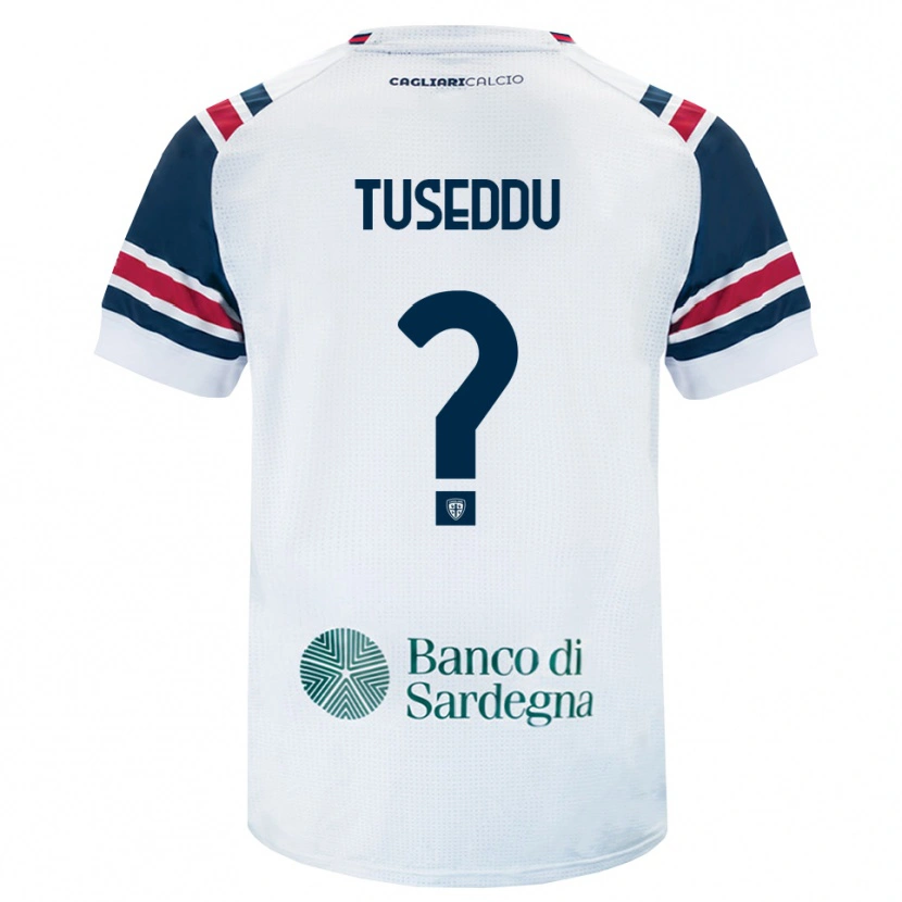 Danxen Heren Alessio Tuseddu #0 Wit Rood Groen Uitshirt Uittenue 2026/27 T-Shirt