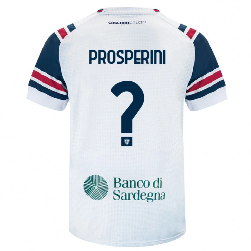 Danxen Heren Matteo Prosperini #0 Wit Rood Groen Uitshirt Uittenue 2026/27 T-Shirt