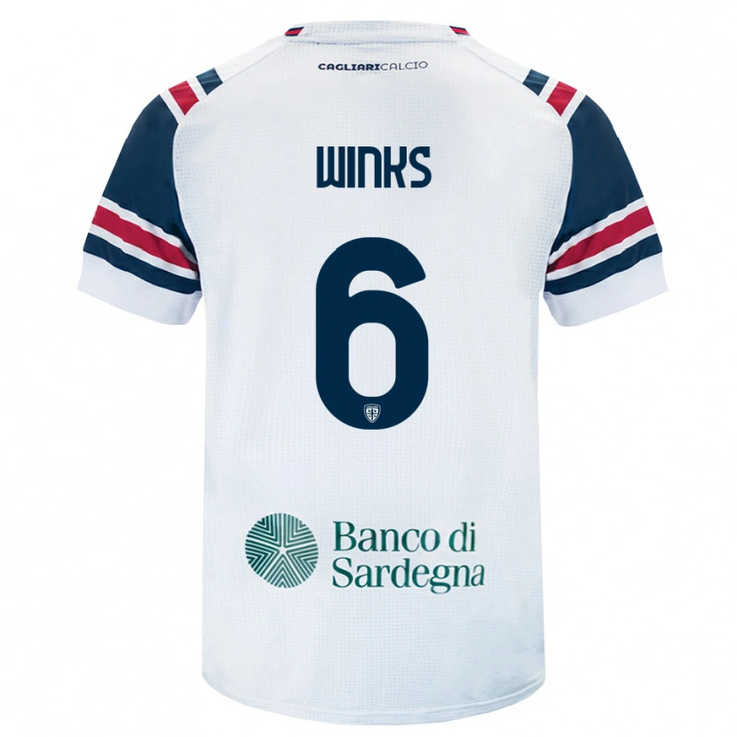 Danxen Heren Harry Winks #6 Wit Rood Groen Uitshirt Uittenue 2026/27 T-Shirt