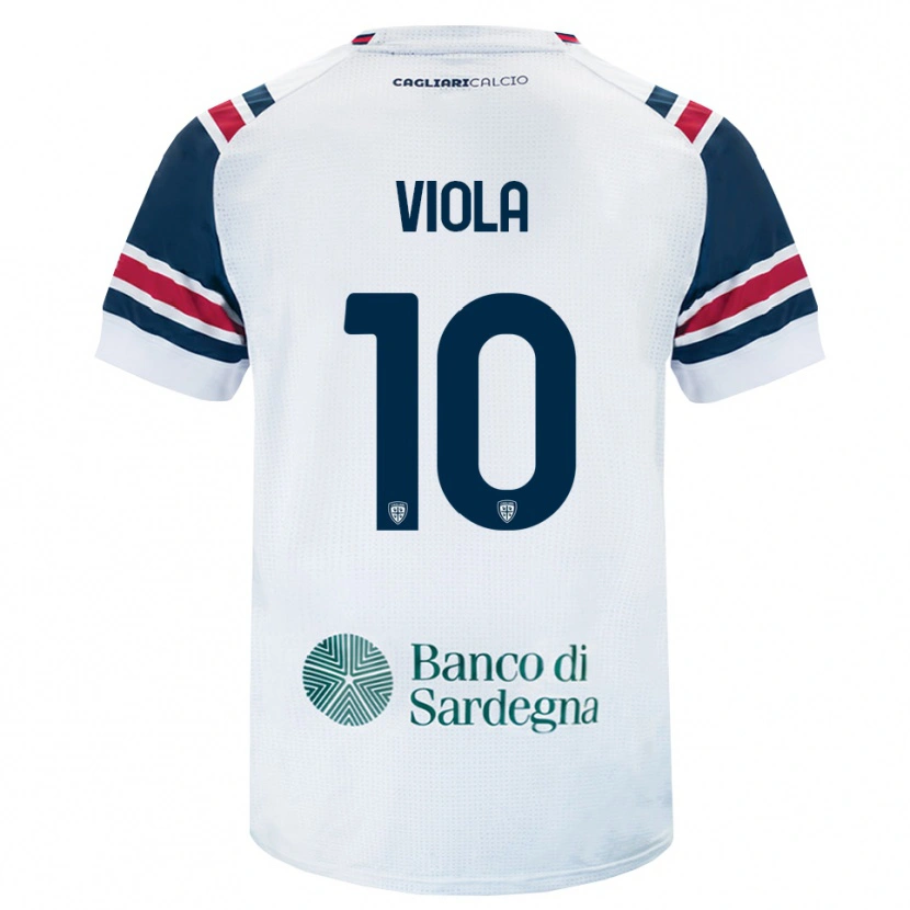 Danxen Heren Nicolas Viola #10 Wit Rood Groen Uitshirt Uittenue 2026/27 T-Shirt