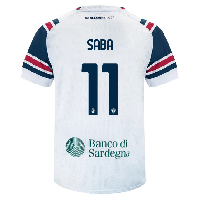 Danxen Heren Alessio Saba #11 Wit Rood Groen Uitshirt Uittenue 2026/27 T-Shirt