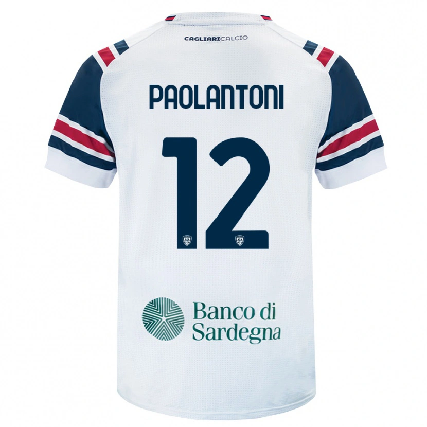 Danxen Heren Davide Paolantoni #12 Wit Rood Groen Uitshirt Uittenue 2026/27 T-Shirt