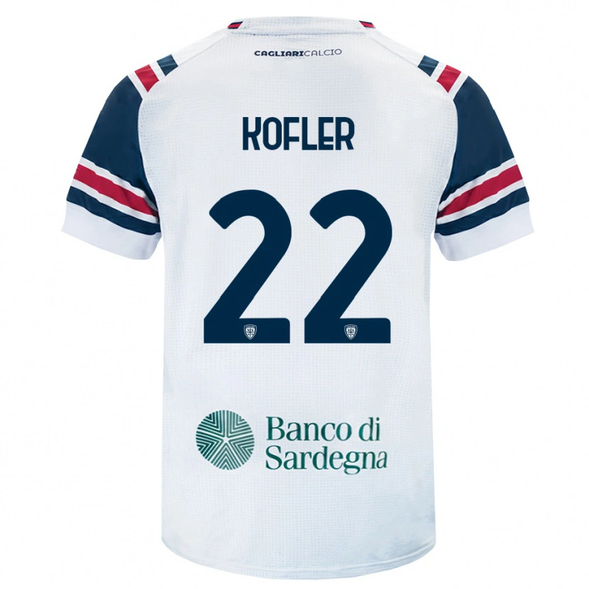Danxen Heren Raphael Kofler #22 Wit Rood Groen Uitshirt Uittenue 2026/27 T-Shirt