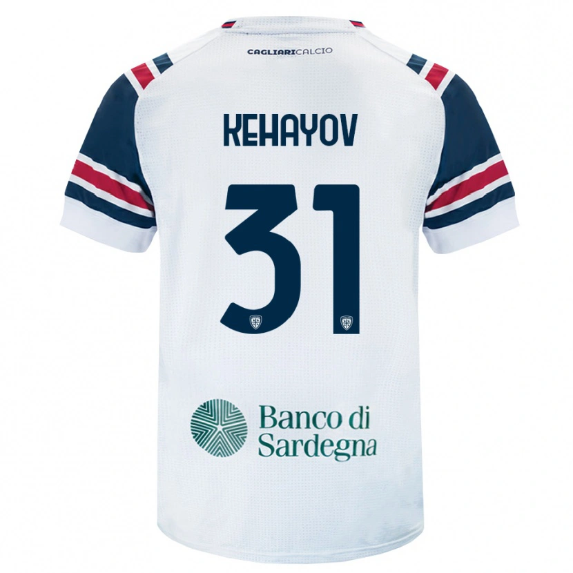 Danxen Heren Atanas Kehayov #31 Wit Rood Groen Uitshirt Uittenue 2026/27 T-Shirt
