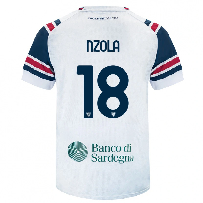 Danxen Heren M'bala Nzola #18 Wit Rood Groen Uitshirt Uittenue 2026/27 T-Shirt