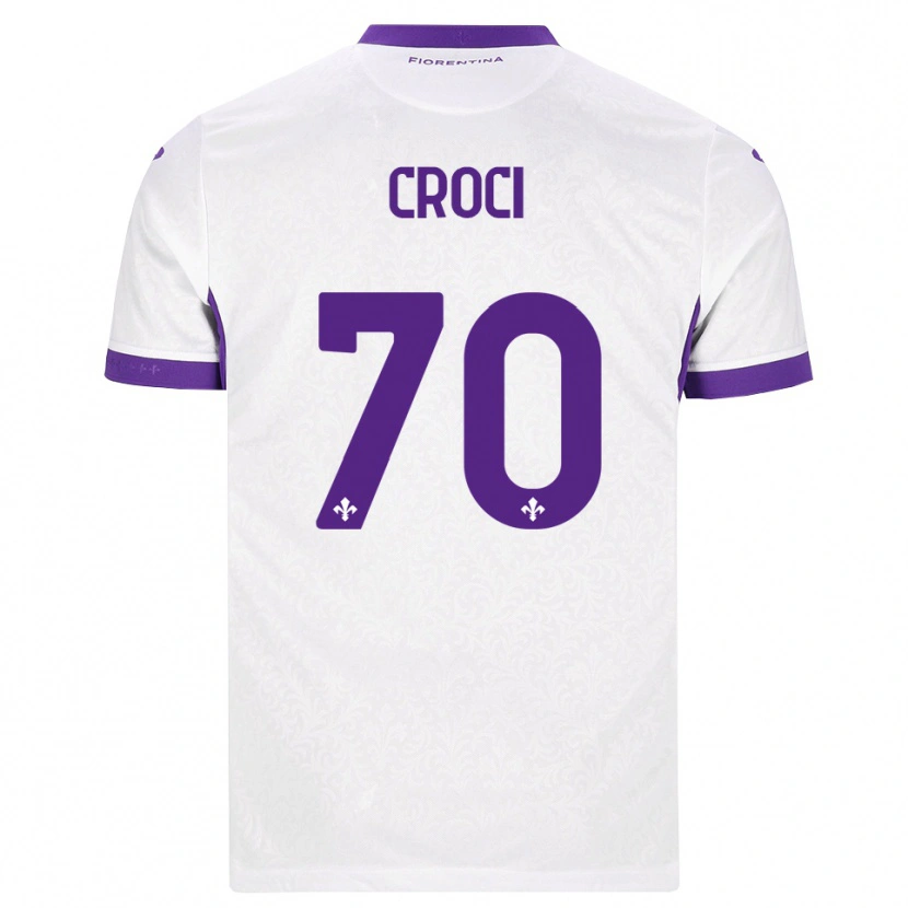 Danxen Heren Federico Croci #70 Wit Paars Uitshirt Uittenue 2026/27 T-Shirt