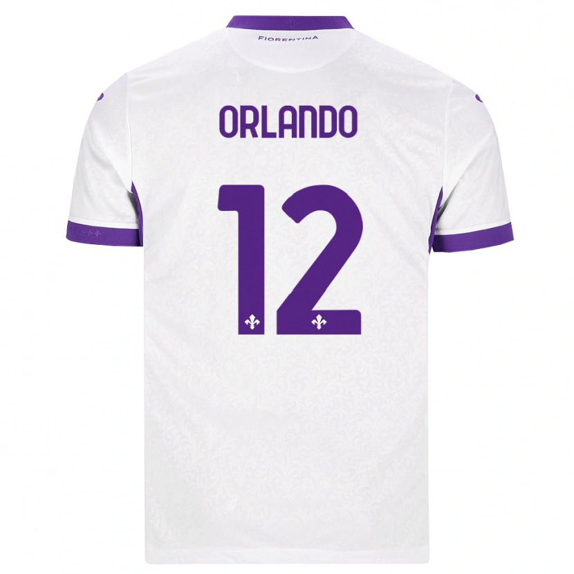 Danxen Heren Giulio Orlando #12 Wit Paars Uitshirt Uittenue 2026/27 T-Shirt