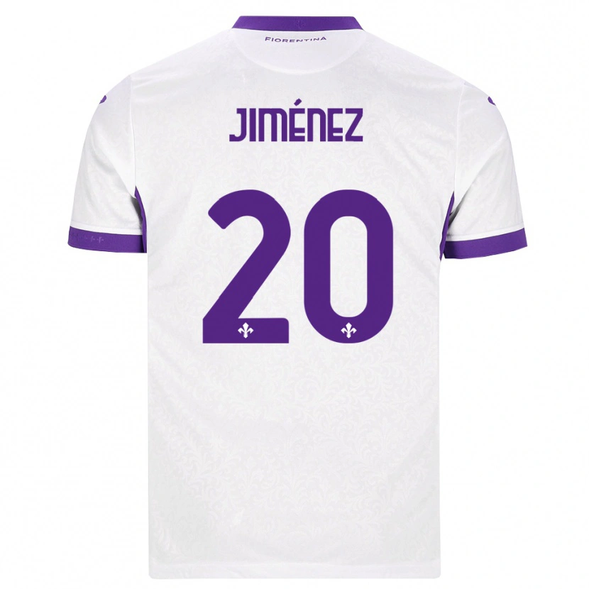 Danxen Heren Álex Jiménez #20 Wit Paars Uitshirt Uittenue 2026/27 T-Shirt