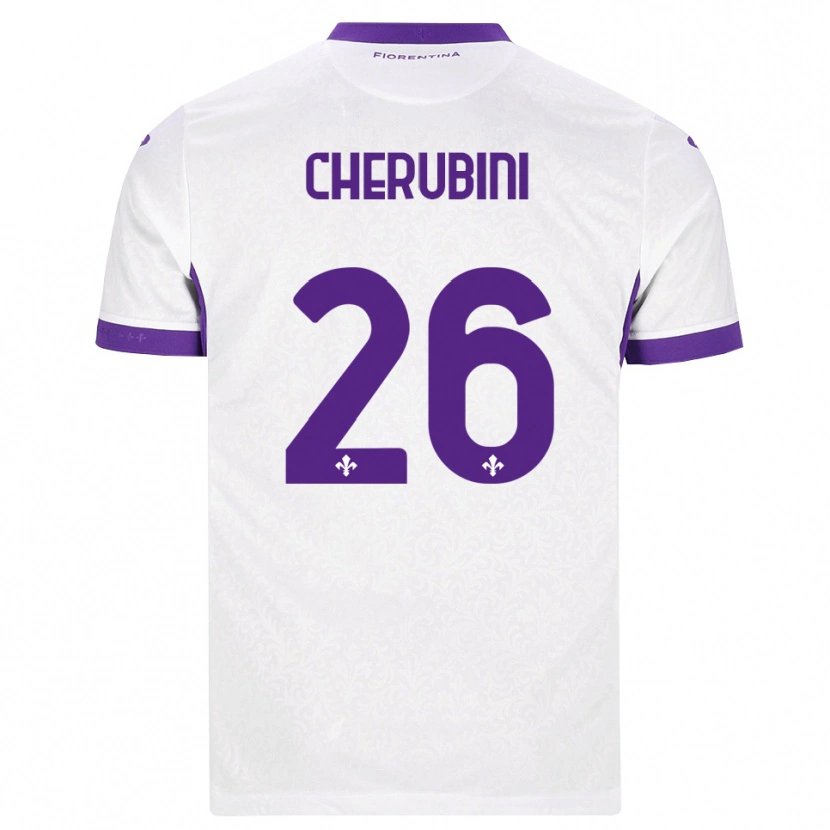 Danxen Heren Maya Cherubini #26 Wit Paars Uitshirt Uittenue 2026/27 T-Shirt