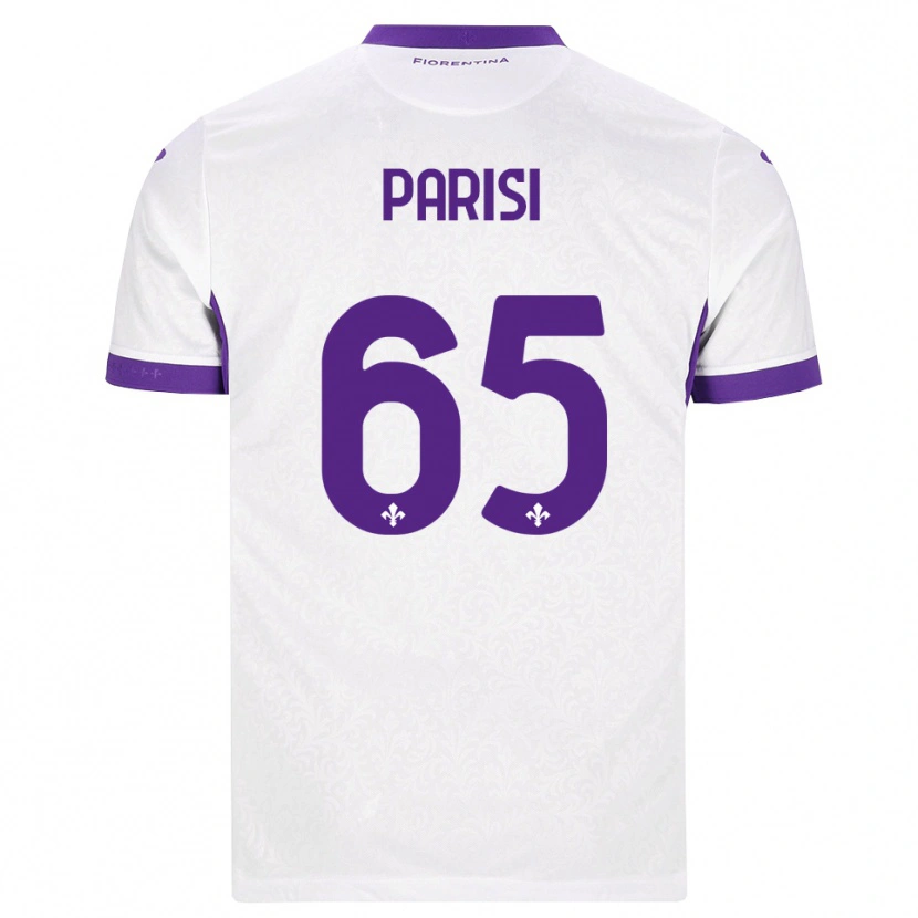 Danxen Heren Fabiano Parisi #65 Wit Paars Uitshirt Uittenue 2026/27 T-Shirt