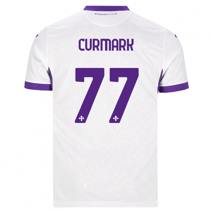 Danxen Heren Filippa Curmark #77 Wit Paars Uitshirt Uittenue 2026/27 T-Shirt
