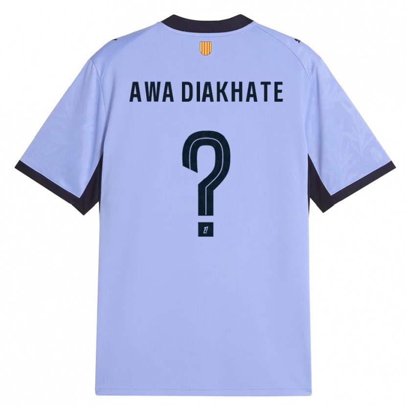 Danxen Heren Ndeye Awa Diakhate #0 Lavendel Zwart Thuisshirt Derde Tenue 2026/27 T-Shirt