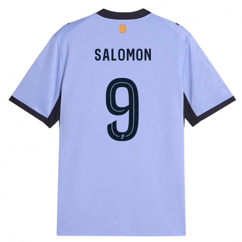 Danxen Heren Maeva Salomon #9 Lavendel Zwart Thuisshirt Derde Tenue 2026/27 T-Shirt