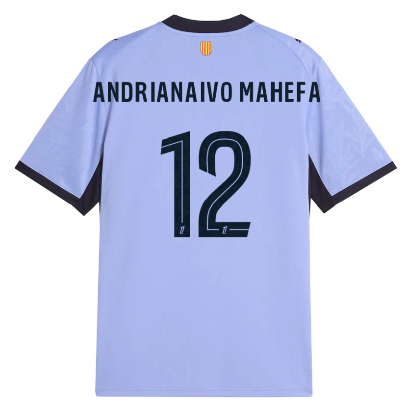 Danxen Heren Mathis Andrianaivo Mahefa #12 Lavendel Zwart Thuisshirt Derde Tenue 2026/27 T-Shirt