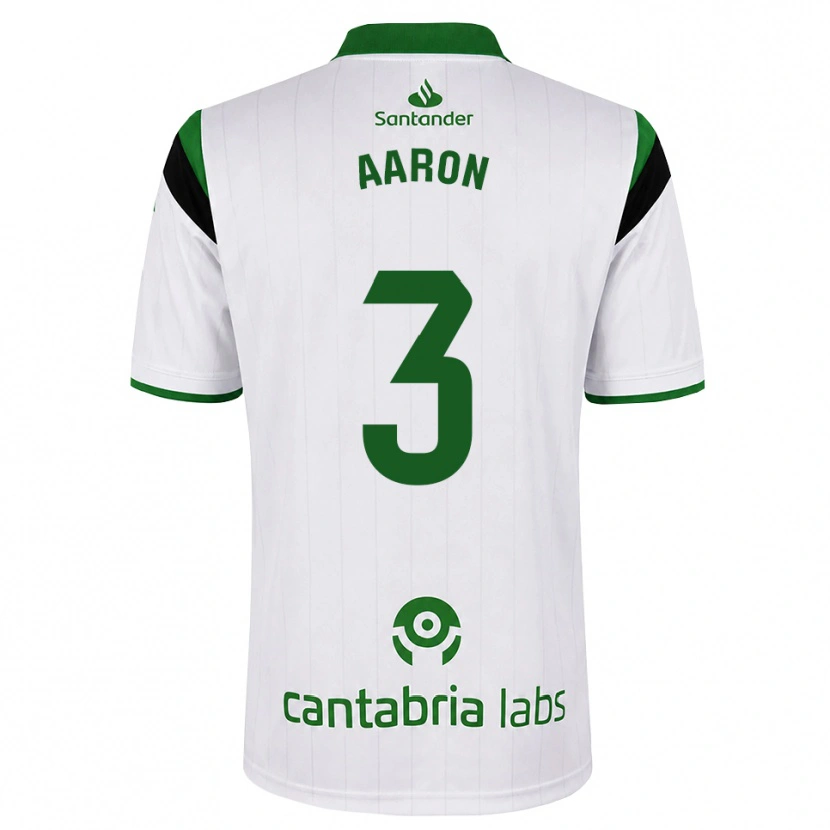 Danxen Heren Aarón Martín #3 Wit Groen Zwart Thuisshirt Thuistenue 2026/27 T-Shirt