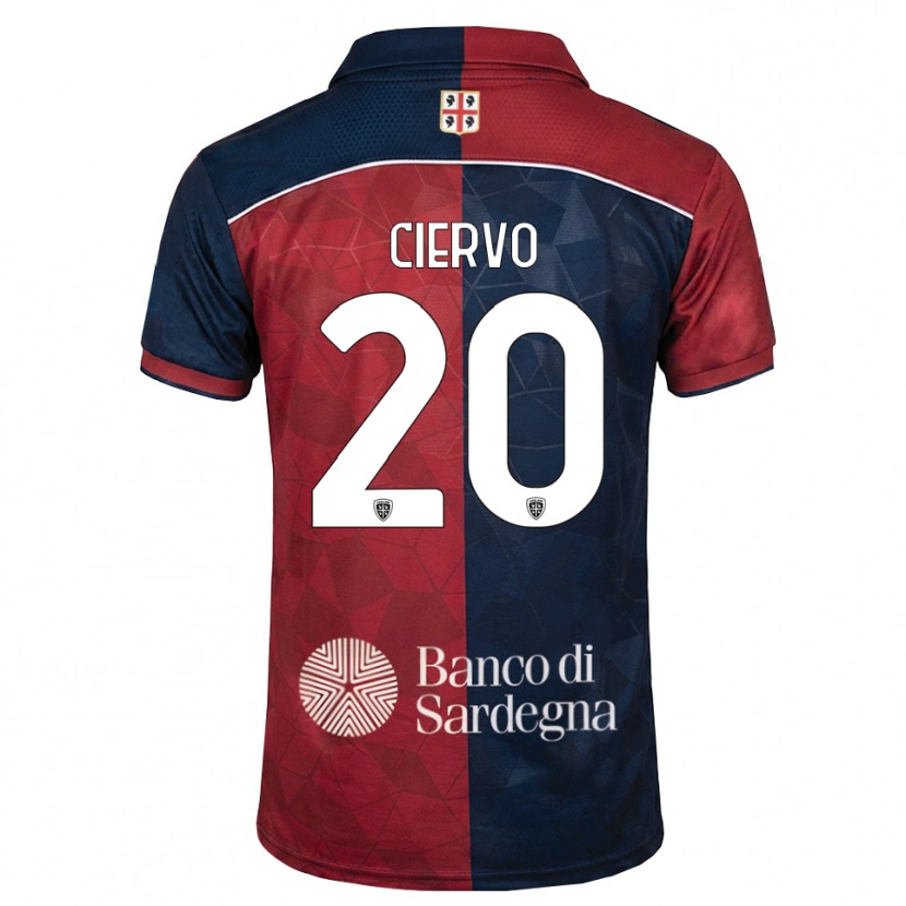 Danxen Heren Riccardo Ciervo #20 Bordeauxrood Koninklijk Blauw Thuisshirt Thuistenue 2026/27 T-Shirt
