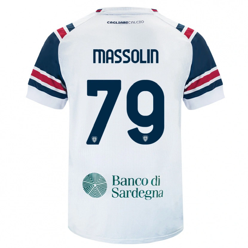 Danxen Heren Yanis Massolin #79 Wit Rood Groen Uitshirt Uittenue 2026/27 T-Shirt