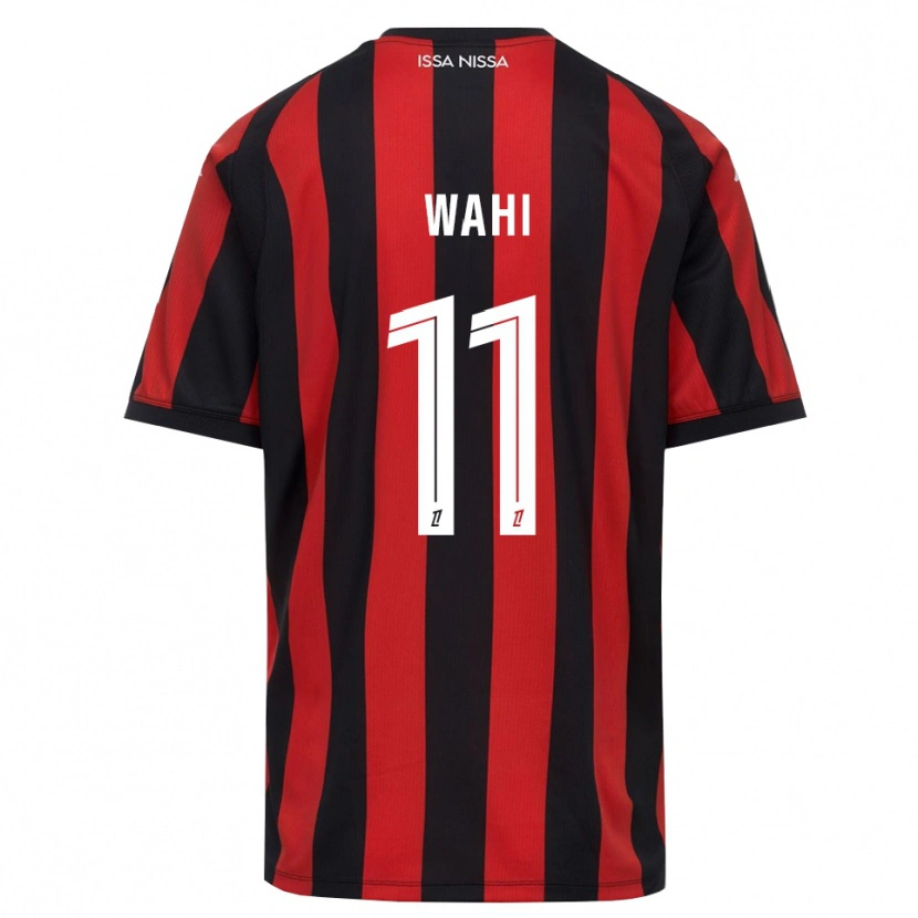 Danxen Heren Elye Wahi #11 Rood Zwart Wit Thuisshirt Thuistenue 2026/27 T-Shirt