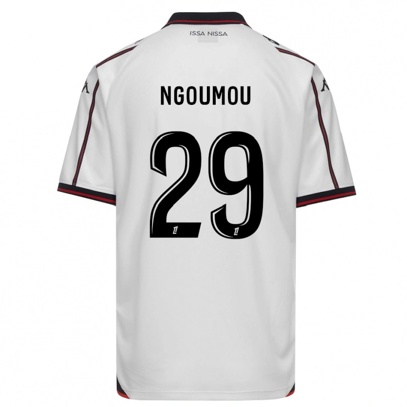 Danxen Heren Nathan Ngoumou #29 Zwart Wit Uitshirt Uittenue 2026/27 T-Shirt
