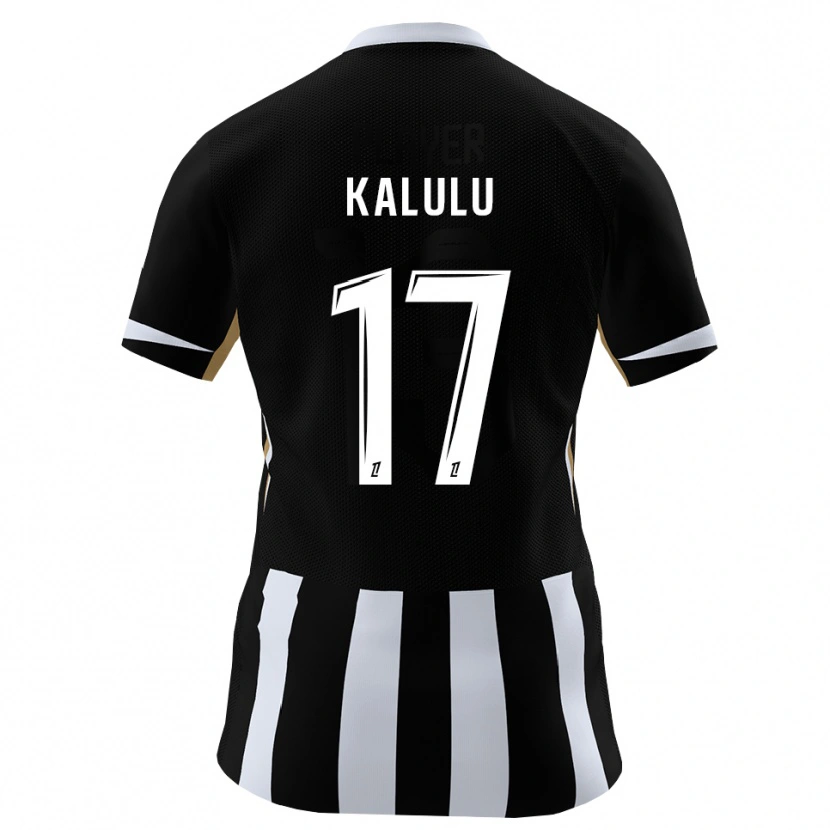 Danxen Heren Joseph Kalulu #17 Zwart Blauw Thuisshirt Thuistenue 2026/27 T-Shirt
