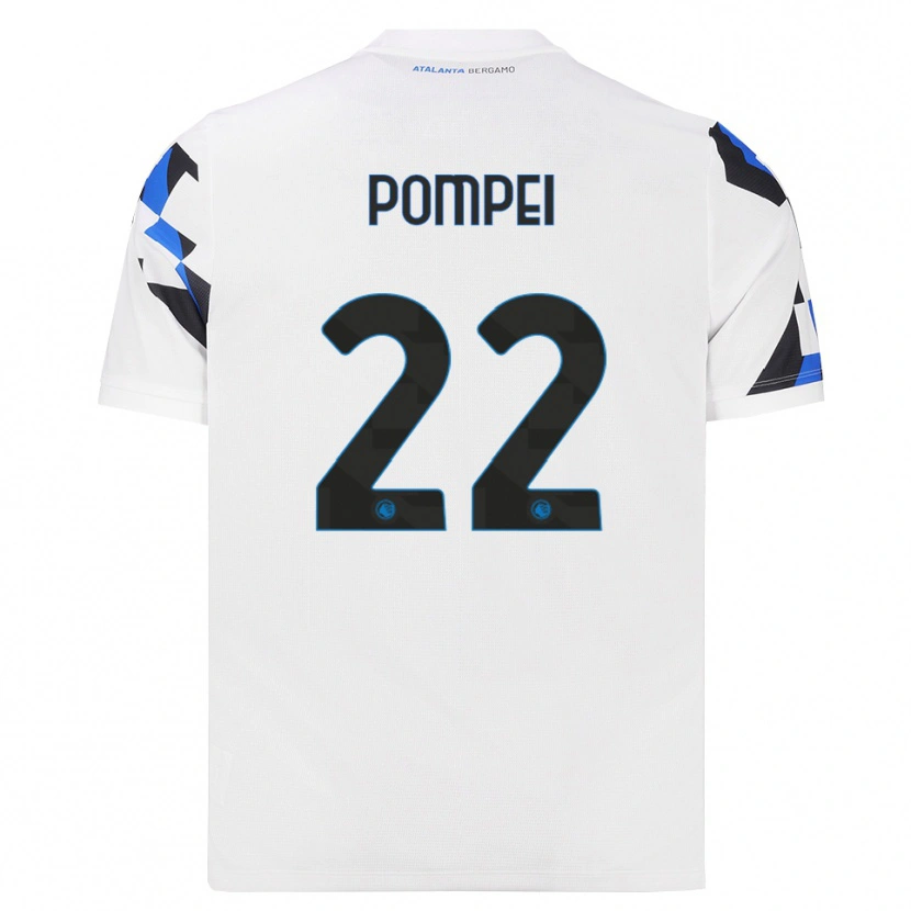 Danxen Heren Thomas Pompei #22 Wit Rood Blauw Uitshirt Uittenue 2026/27 T-Shirt