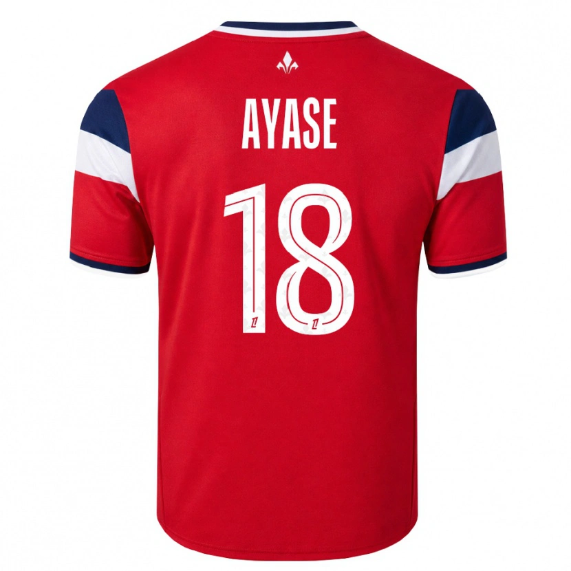 Danxen Dames Ayase Ueda #18 Rood Wit Koninklijk Blauw Thuisshirt Thuistenue 2026/27 T-Shirt