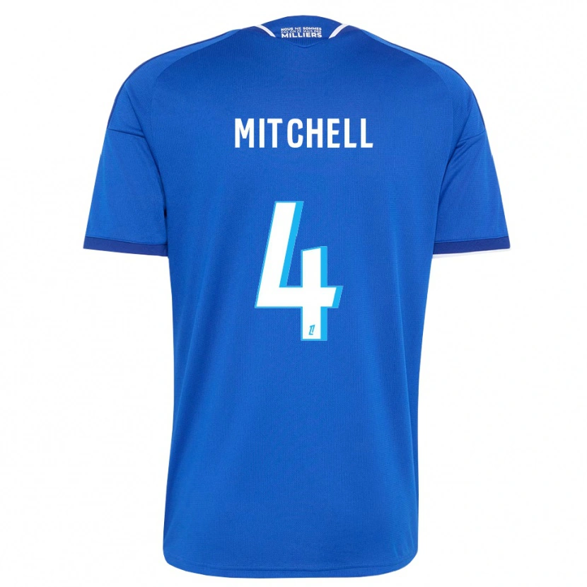 Danxen Dames Jeyland Mitchell #4 Koninklijk Blauw Wit Thuisshirt Thuistenue 2026/27 T-Shirt