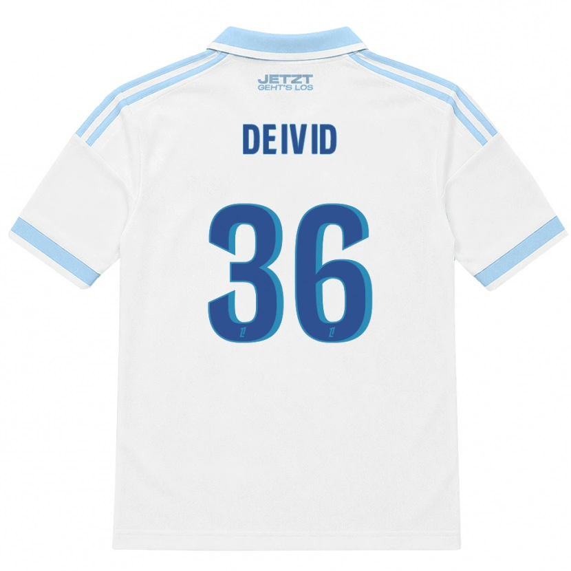 Danxen Dames Deivid Washington #36 Licht Hemelsblauw Wit Rood Uitshirt Uittenue 2026/27 T-Shirt