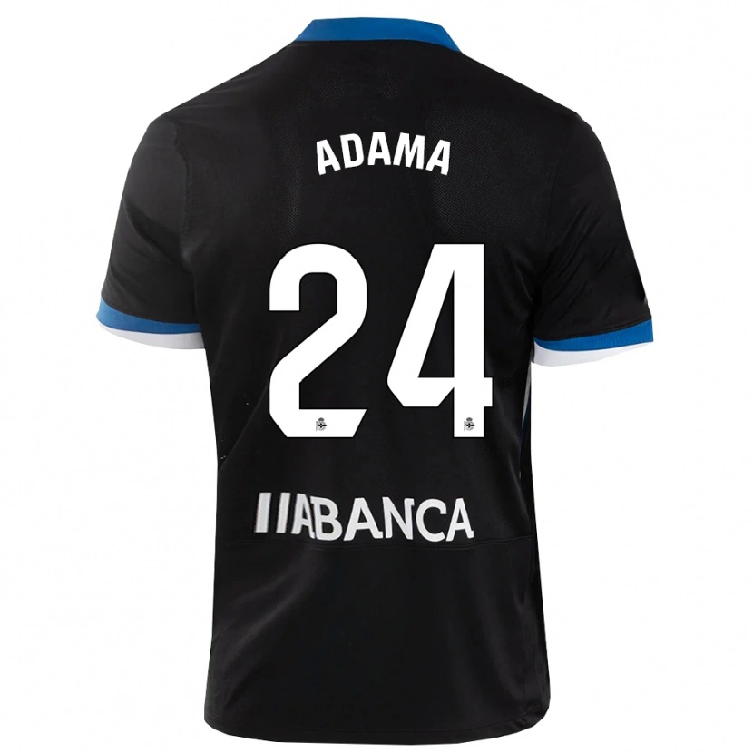 Danxen Dames Adama Traoré #24 Zwart Blauw Wit Uitshirt Uittenue 2026/27 T-Shirt