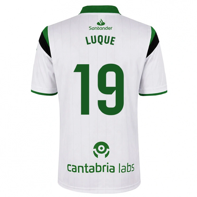 Danxen Dames Iker Luque #19 Wit Groen Zwart Thuisshirt Thuistenue 2026/27 T-Shirt