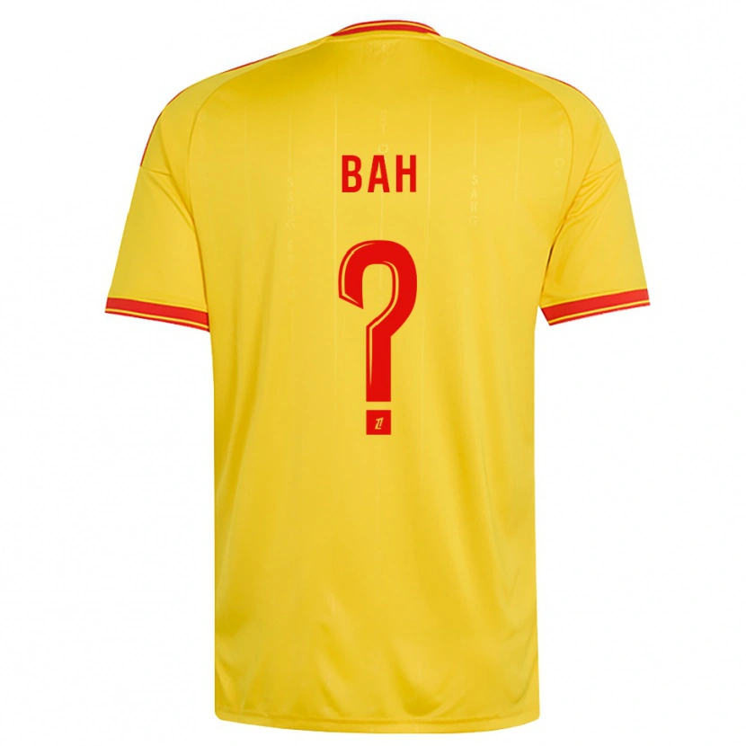 Danxen Dames Souleymane Bah #0 Goud Oranje Rood Thuisshirt Thuistenue 2026/27 T-Shirt