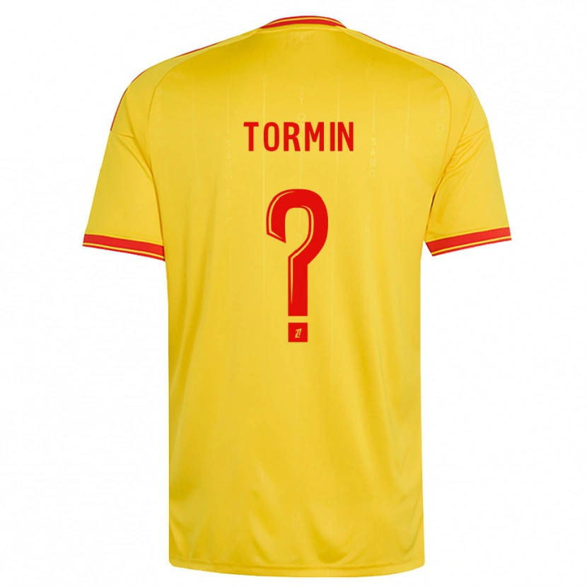 Danxen Dames Sean Tormin #0 Goud Oranje Rood Thuisshirt Thuistenue 2026/27 T-Shirt