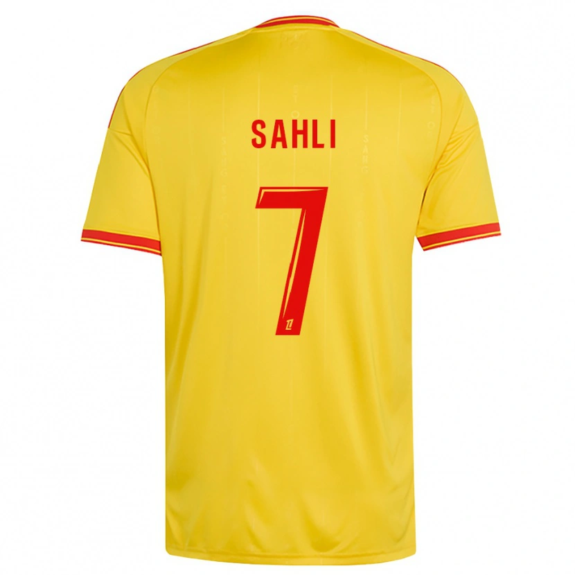 Danxen Dames Wael Sahli #7 Goud Oranje Rood Thuisshirt Thuistenue 2026/27 T-Shirt