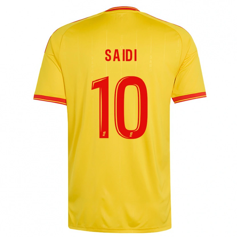Danxen Dames Kahissa Saïdi #10 Goud Oranje Rood Thuisshirt Thuistenue 2026/27 T-Shirt