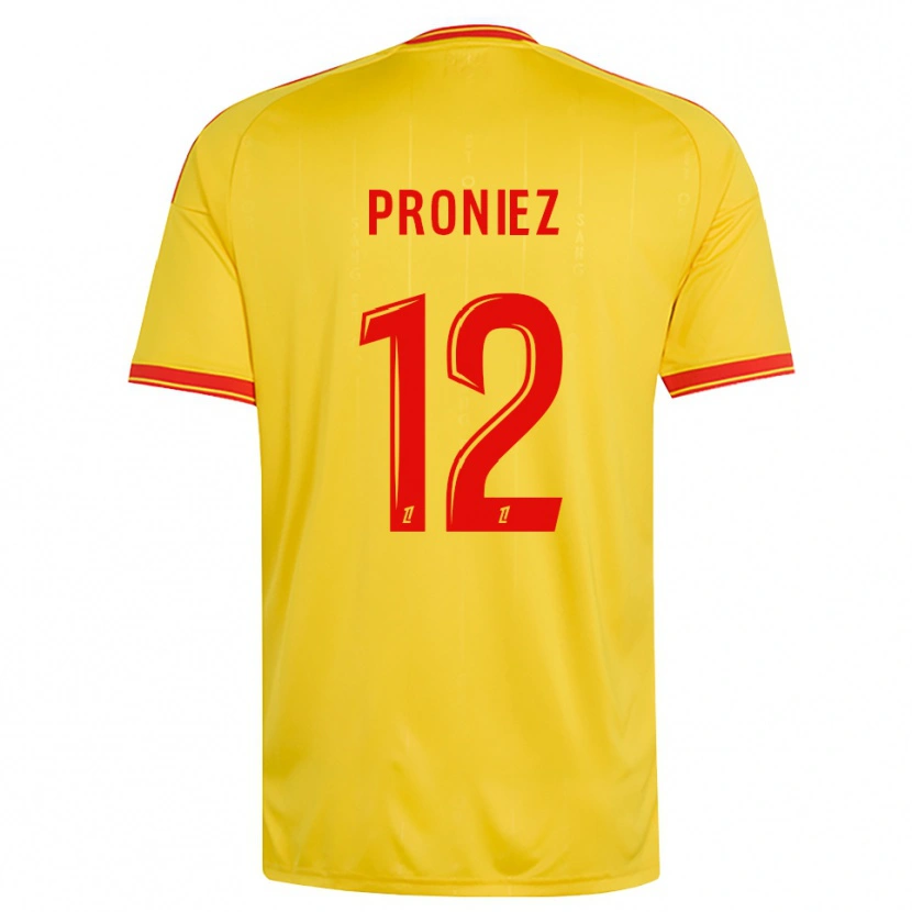 Danxen Dames Fany Proniez #12 Goud Oranje Rood Thuisshirt Thuistenue 2026/27 T-Shirt