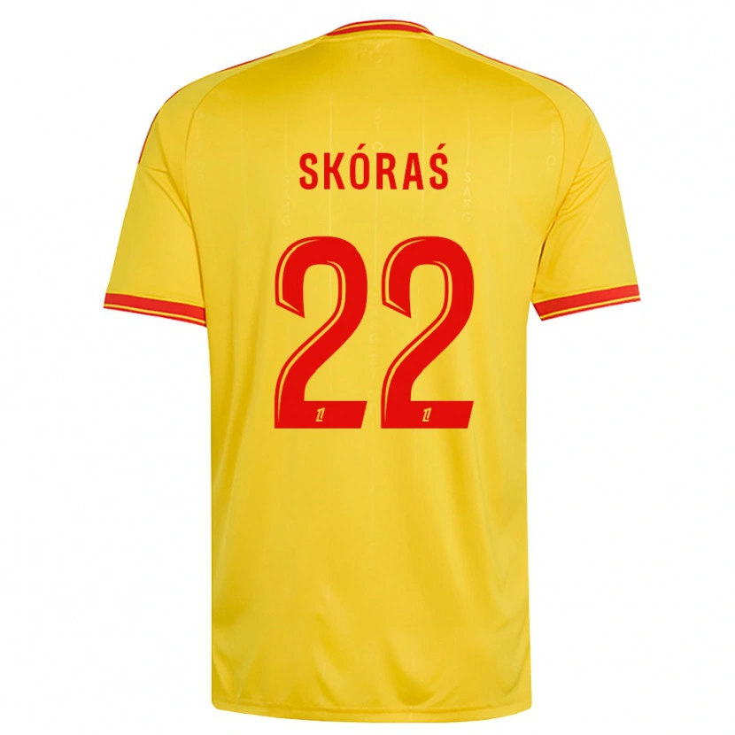 Danxen Dames Michal Skoras #22 Goud Oranje Rood Thuisshirt Thuistenue 2026/27 T-Shirt