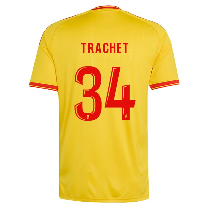 Danxen Dames Amélie Trachet #34 Goud Oranje Rood Thuisshirt Thuistenue 2026/27 T-Shirt