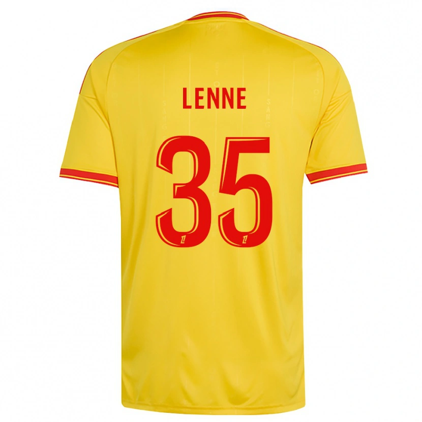 Danxen Dames Oscar Lenne #35 Goud Oranje Rood Thuisshirt Thuistenue 2026/27 T-Shirt