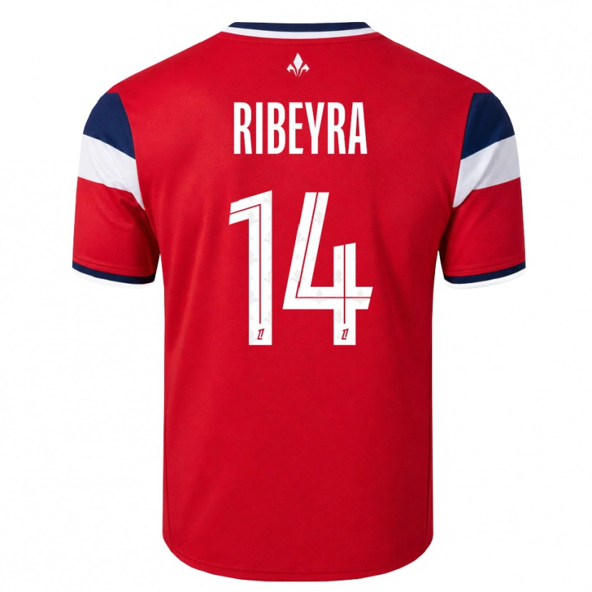Danxen Dames Anaïs Ribeyra #14 Rood Wit Koninklijk Blauw Thuisshirt Thuistenue 2026/27 T-Shirt