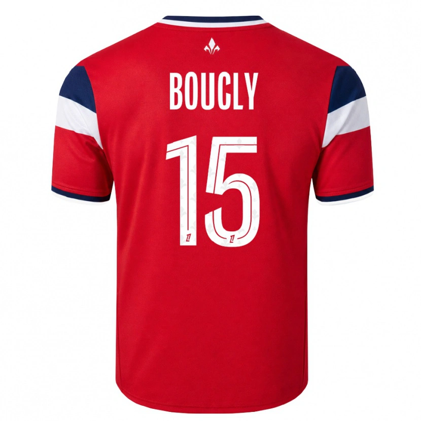 Danxen Dames Maite Boucly #15 Rood Wit Koninklijk Blauw Thuisshirt Thuistenue 2026/27 T-Shirt