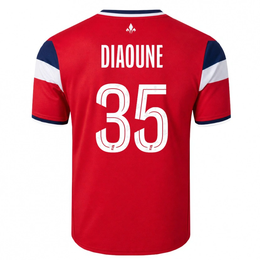 Danxen Dames Soriba Diaoune #35 Rood Wit Koninklijk Blauw Thuisshirt Thuistenue 2026/27 T-Shirt