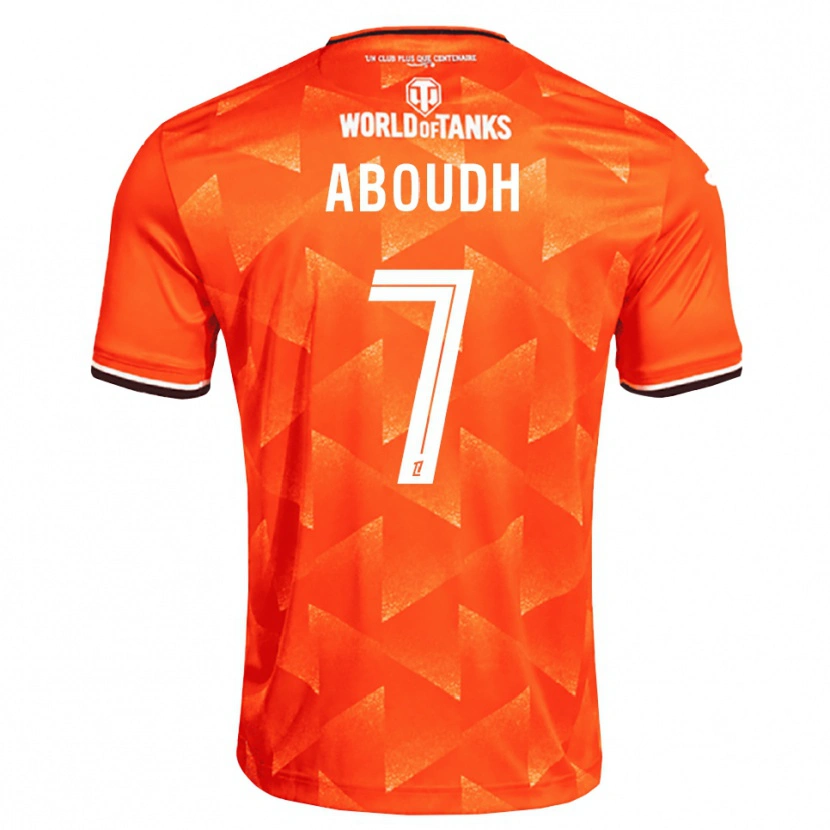 Danxen Dames Jules Aboudh #7 Oranje Wit Zwart Thuisshirt Thuistenue 2026/27 T-Shirt