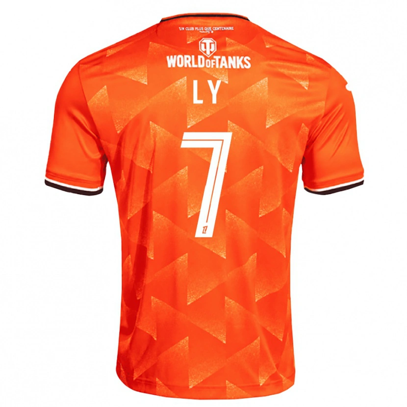 Danxen Dames Mactar Ly #7 Oranje Wit Zwart Thuisshirt Thuistenue 2026/27 T-Shirt