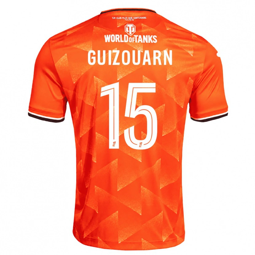 Danxen Dames Dorian Guizouarn #15 Oranje Wit Zwart Thuisshirt Thuistenue 2026/27 T-Shirt