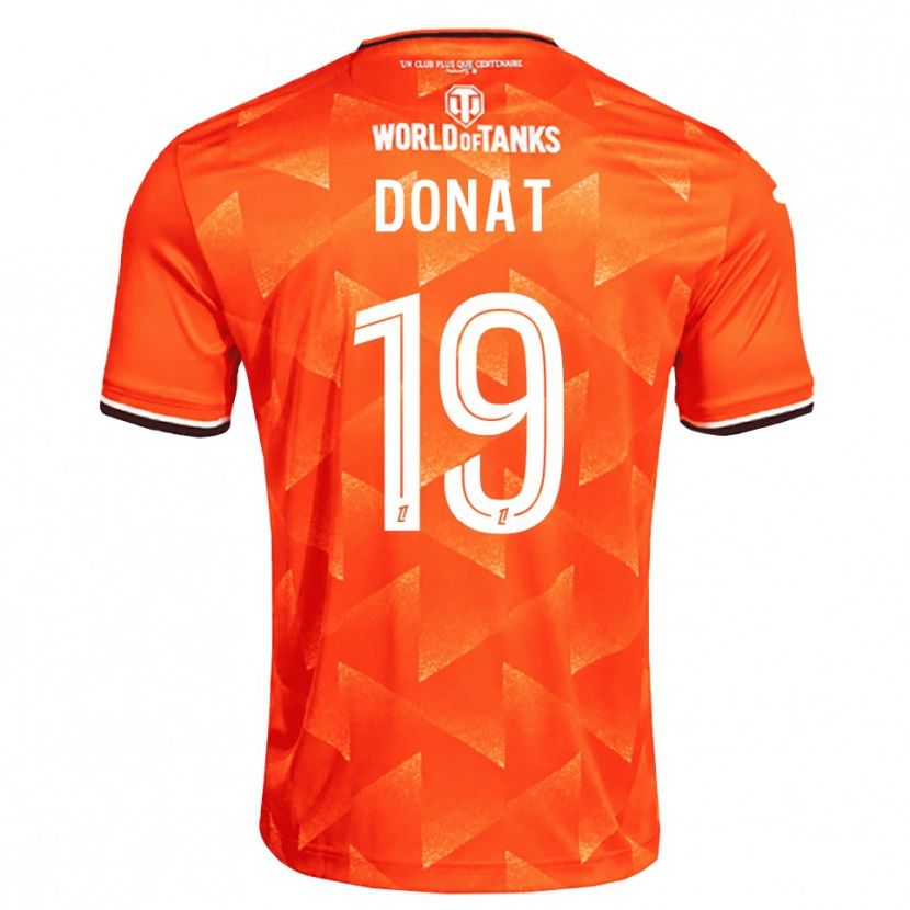 Danxen Dames Noa Donat #19 Oranje Wit Zwart Thuisshirt Thuistenue 2026/27 T-Shirt
