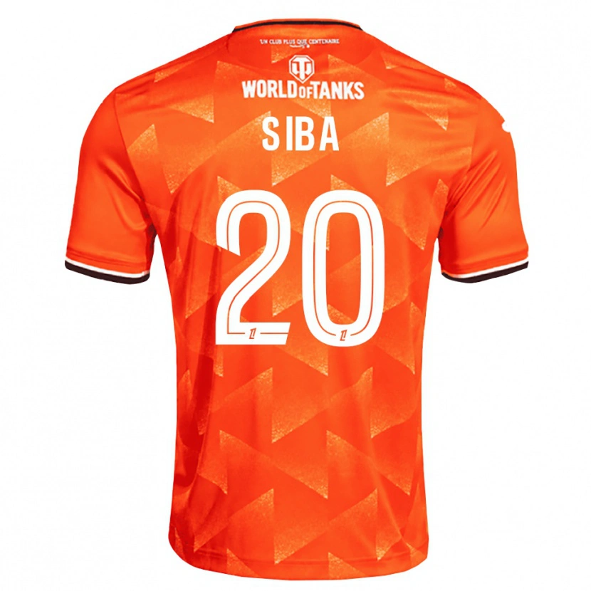 Danxen Dames Stevan Siba #20 Oranje Wit Zwart Thuisshirt Thuistenue 2026/27 T-Shirt